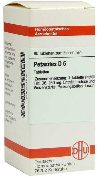 Dhu Petasites D6 80 Tabletten