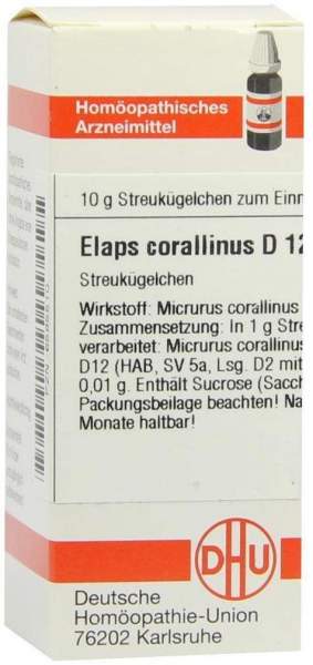 Elaps Corallinus D 12 Globuli