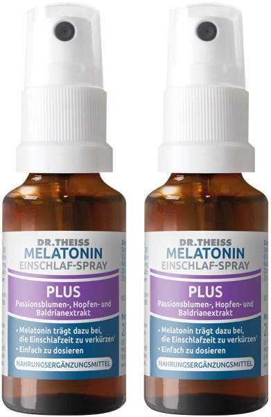 Dr.Theiss Melatonin Einschlaf-Spray Plus 2 x 20 ml