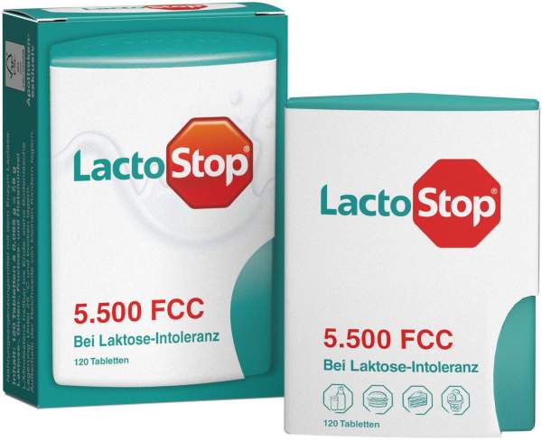 Lactostop 5.500 Fcc 120 Tabletten Klickspender