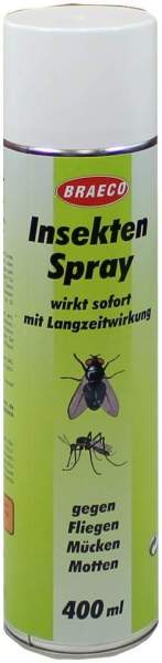 Braeco Insekten Spray Gegen Fliegen, Mücken, Motten 400 ml Spray
