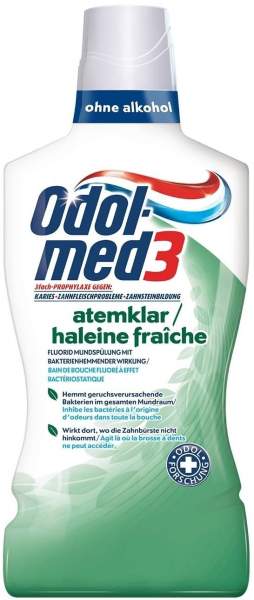 Odol Med3 Atemklar Mundspülung 500 ml Lösung
