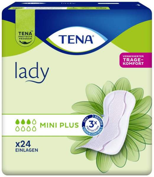 Tena Lady Mini Plus Inkontinenz Einlagen 6 X 24 Stück