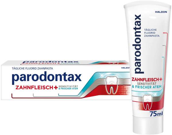 Parodontax Zahnfleisch+ Sensitivität &amp; Frischer Atem Zahnpasta 75 ml