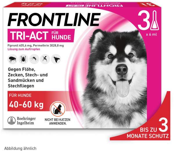 Frontline TRI-ACT Hund 40-60 kg 3 Pipetten