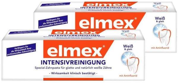 Elmex Intensivreinigung Spezial 2 x 50 ml Zahnpasta