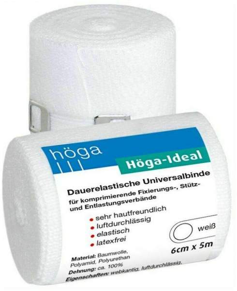Höga Idealbinde 6cmx5m Weiß