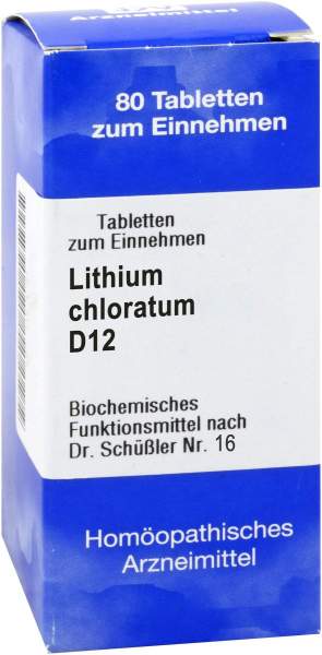 Biochemie 16 Lithium Chloratum D12 Tabletten 200 Tabletten