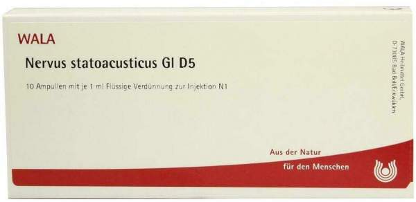 Wala Nervus Statoacusticus Gl D5 10 X 1 ml Ampullen