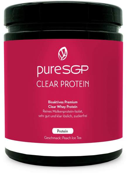 PureSGP Clear Protein Pulver Peach Ice Tea 500 g