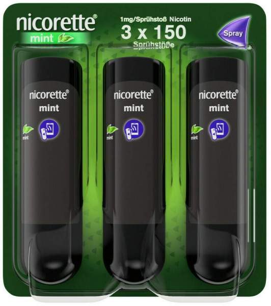 Nicorette Mint Spray 1 mg 3 Stück
