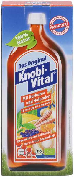 Knobivital Mit Kurkuma und Holunder Bio 960 ml Flasche