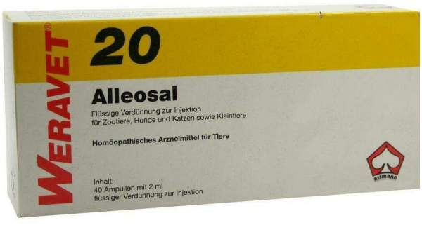 Alleosal 20 vet. Ampullen 40 X 2 ml