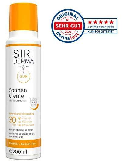 Siriderma Sonnencreme Lsf 30 Ohne Duftstoffe 200 ml