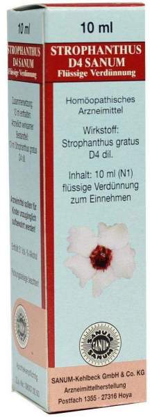 Strophanthus D4 Sanum 10 ml Tropfen