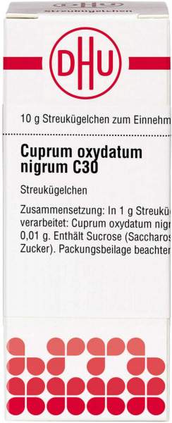 Cuprum oxydatum nigrum C 30 Globuli 10 g
