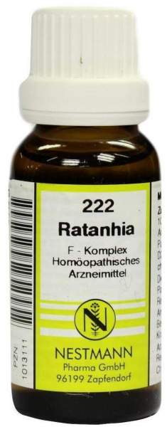 Ratanhia F Komplex Nr. 222 20 ml Dilution