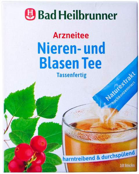 Bad Heilbrunner Nieren- und Blasen Tee Tassenfert.