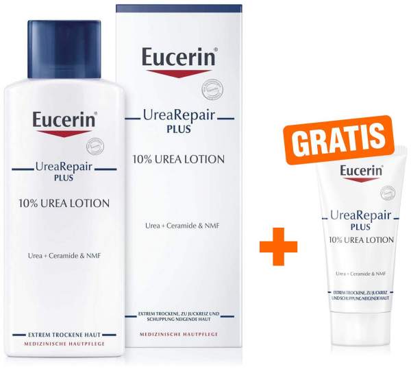Eucerin UreaRepair Plus Lotion 10% 250 ml + gratis UreaRepair Plus Lotion 10% Urea 20 ml