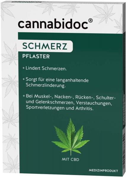 Cannabidoc Schmerzpflaster 8 Stück