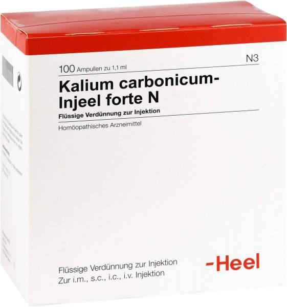 Kalium Carbonicum Injeel Forte N 100 Ampullen