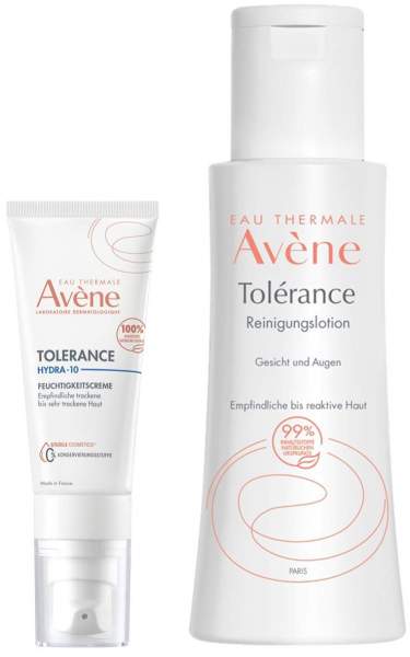 Avene Tolerance Hydra-10 Feuchtigkeitscreme 40 ml + gratis Tolerance Reinigungslotion 100 ml
