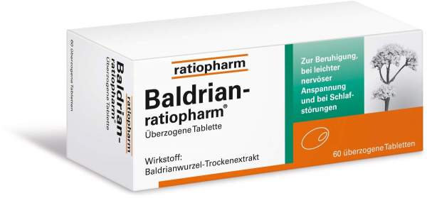 Baldrian-ratiopharm 60 Überzogene Tabletten