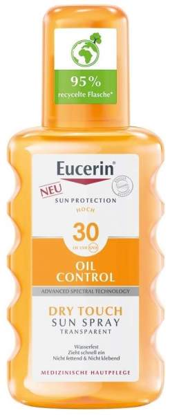 Eucerin Sun Oil Control Transparent Spray LSF 30 200 ml