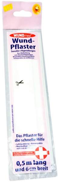 Wundpflaster Sensitiv Hypoallergen 6x50cm