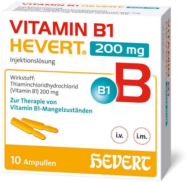 Vitamin B1 Hevert 200 mg Injektionslösung 10 x 2 ml