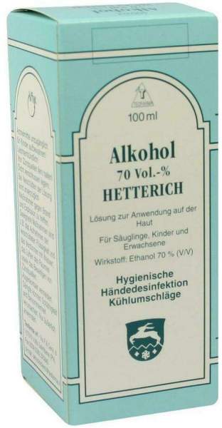 Alkohol 70% Vol-% Hetterich 100 ml