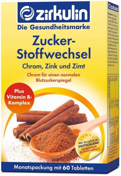 Zirkulin Zuckerstoffwechsel 60 Tabletten