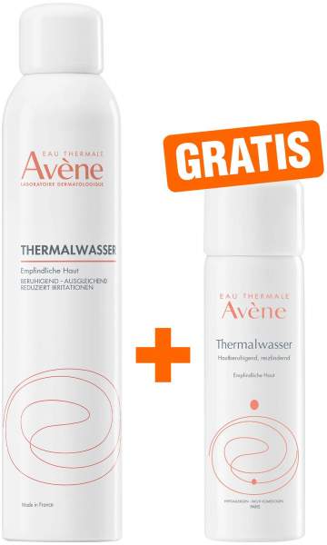 Avene Thermalwasser Spray 300 ml + gratis Avene Thermalwasser Spray 50 ml