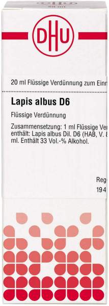 DHU Lapis albus D6 Dilution 20 ml