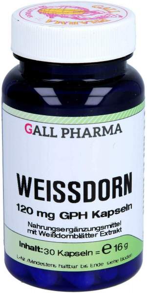 Weissdorn 120 mg Gph 30 Kapseln