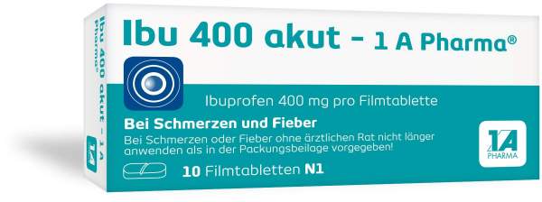 Ibu 400 Akut 1a Pharma 10 Filmtabletten