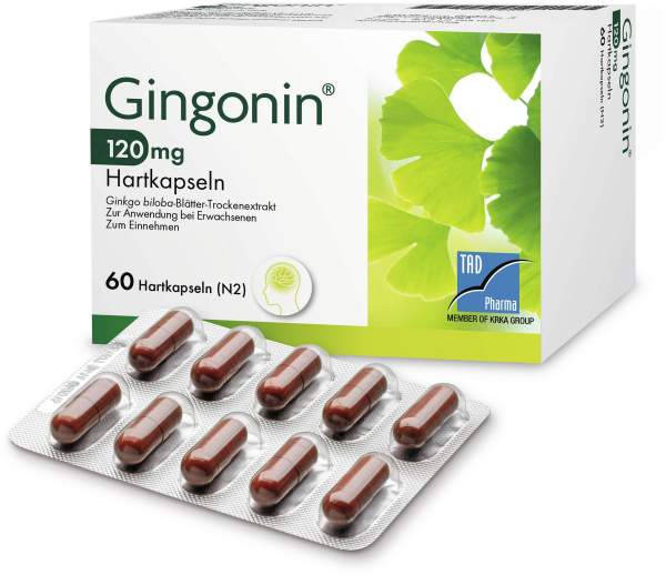 Gingonin 120 mg 60 Hartkapseln