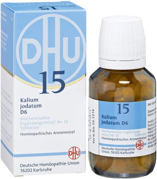 Biochemie Dhu 15 Kalium Jodatum D6 200 Tabletten