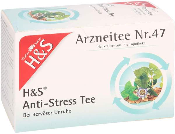 H&amp;S Anti-Stress Tee Filterbeutel 20 x 2 g