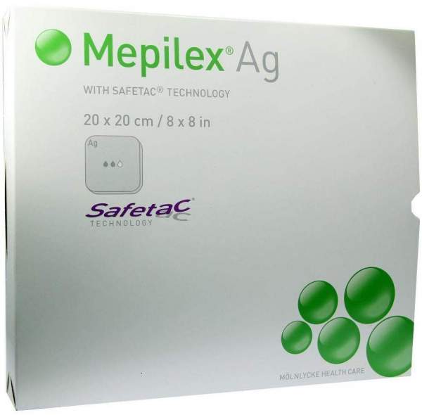 Mepilex AG Verband 20x20cm Steril