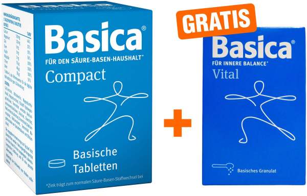 Basica Compact 360 Tabletten + gratis Basica Vital 200 g Pulver