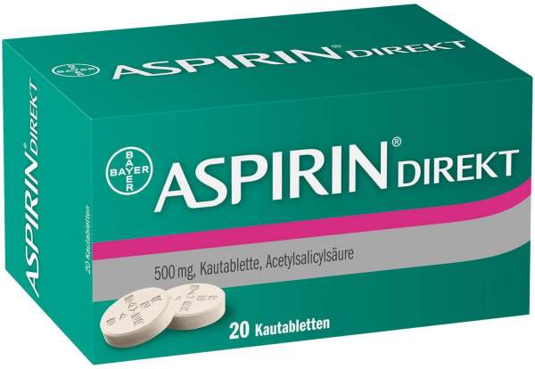 Aspirin Direkt 20 Kautabletten