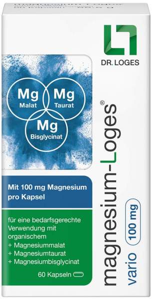 Magnesium-Loges Vario 100 mg 60 Kapseln