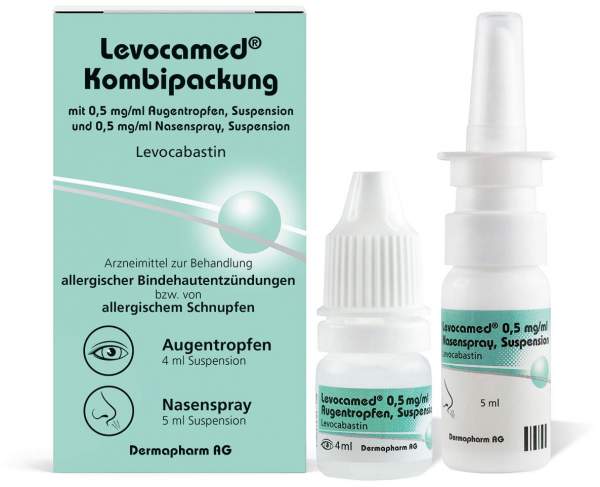 Levocamed Augentropfen 4 ml + Nasenspray 5 ml