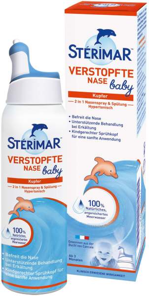 Sterimar Nasenspray Verstopfte Nase Baby Ab 3 Mon.