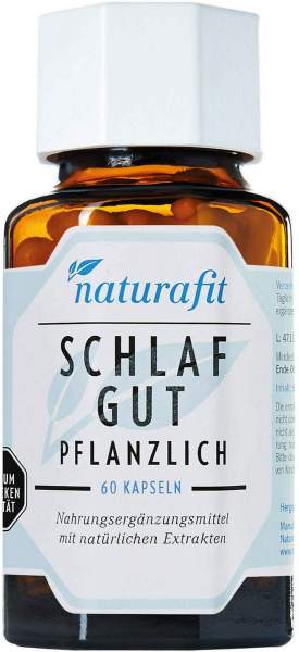 Naturafit Schlafgut Pflanzlich Kapseln 60 Stück