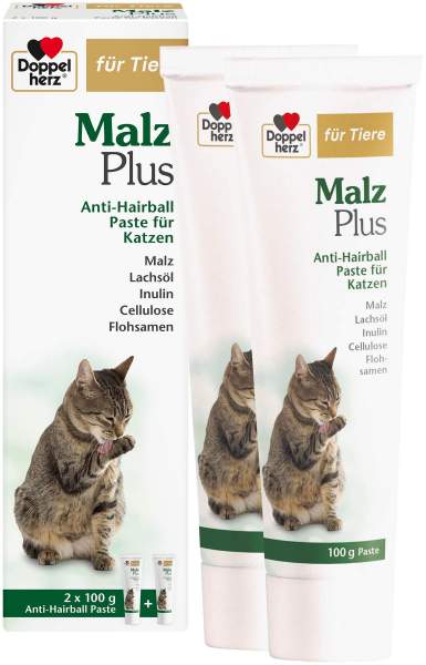 Doppelherz Für Tiere Malz Plus Anti-Hairball Paste Für Katzen...