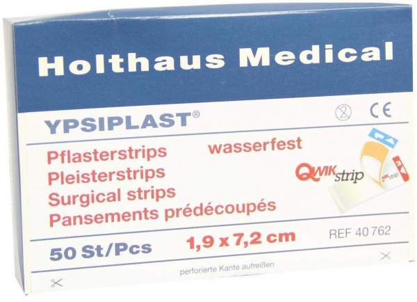 Pflasterstrips Ypsiplast Wasserfest 1,9x7,2cm