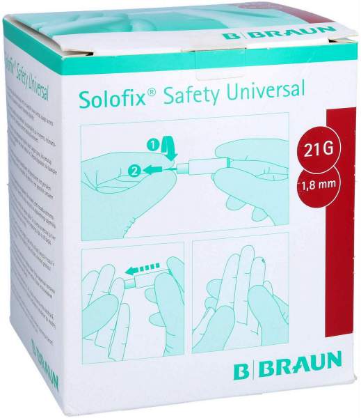 Solofix Safety Univers.Lanzet.21g 1,8mm Stichl