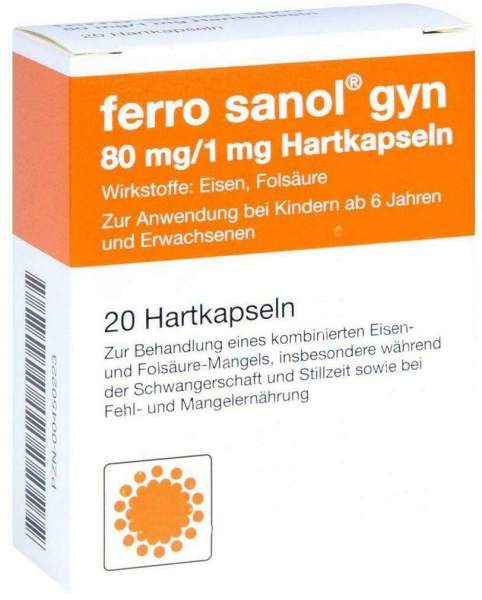 Ferro Sanol Gyn 20 Kapseln